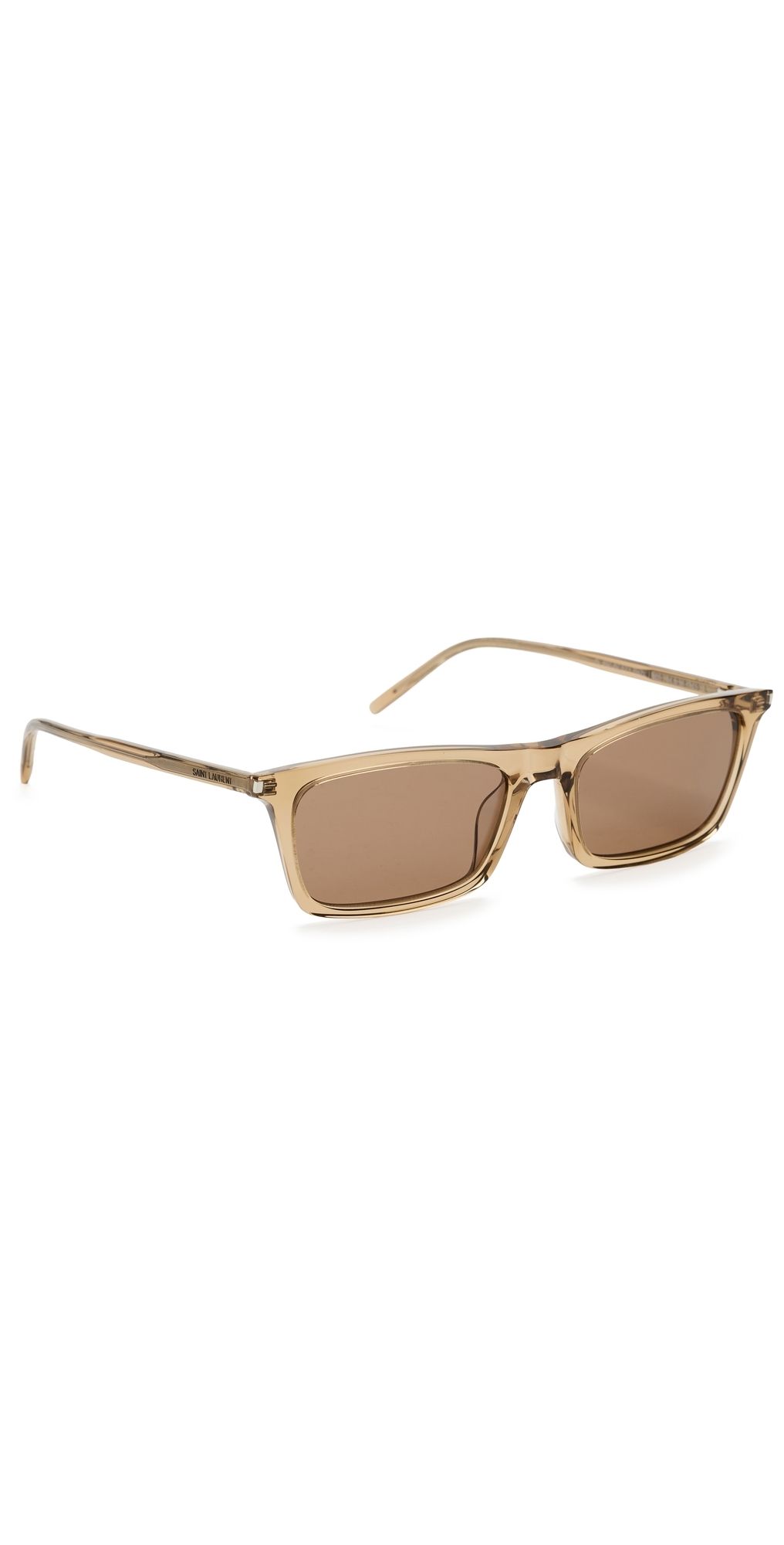 Saint Laurent SL 890 Betty Thin Sunglasses Brown-Brown-Brown One Size