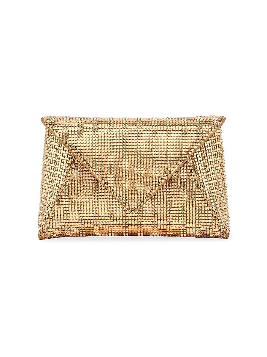 Women's Lee Pouchet Small Chainmail with Gold Hardware - Gold