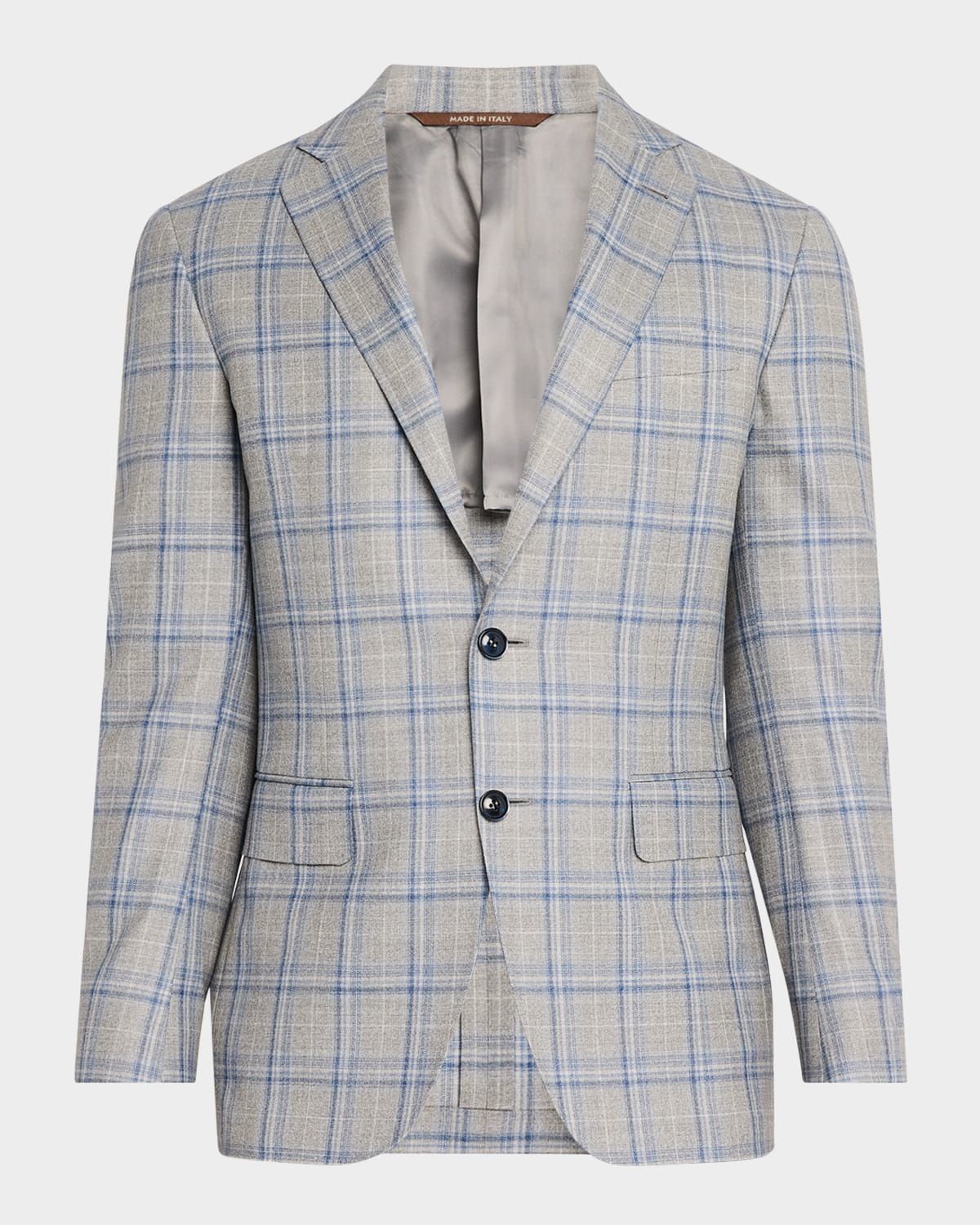 Men & apos;s Wool Plaid Sport Coat