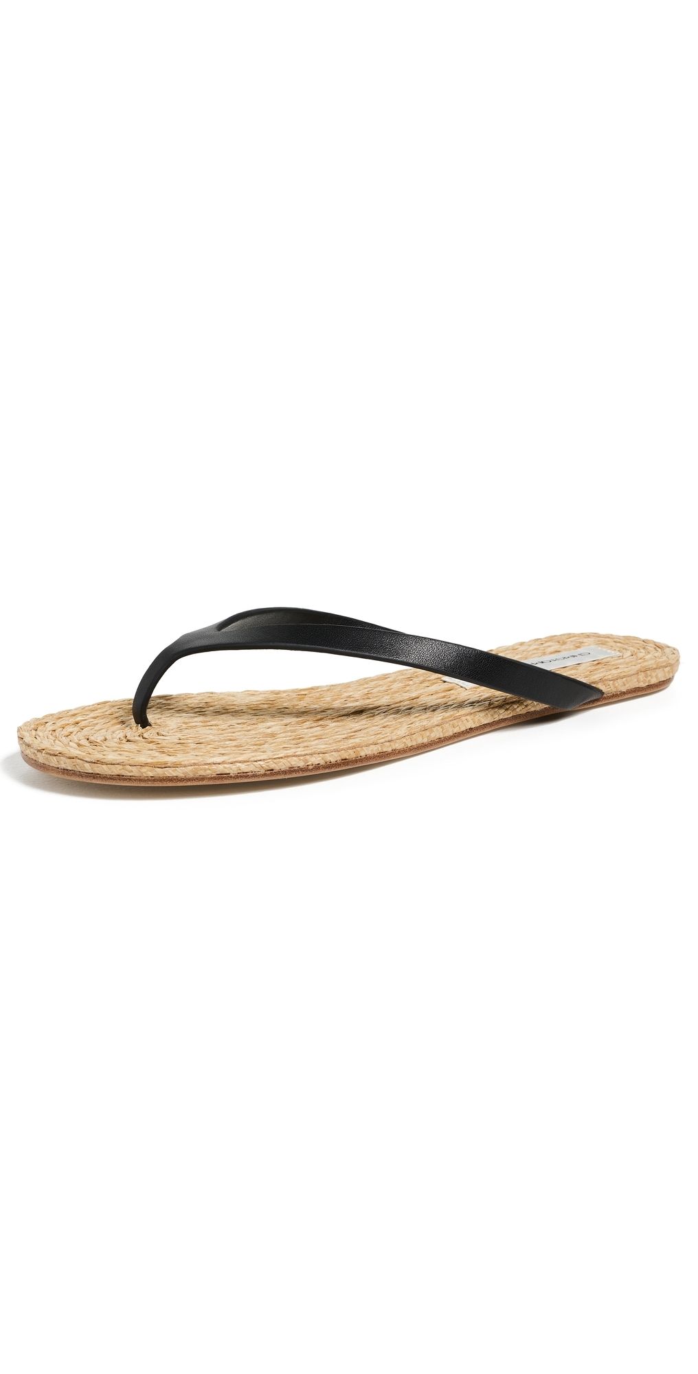 Christopher Esber Palma Flip Flops Black/Natural 35