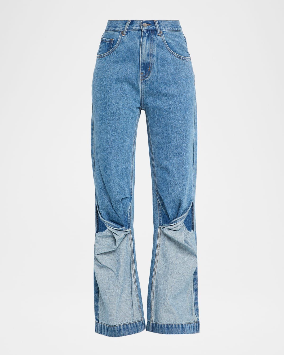 Mid-Rise Twist Jeans