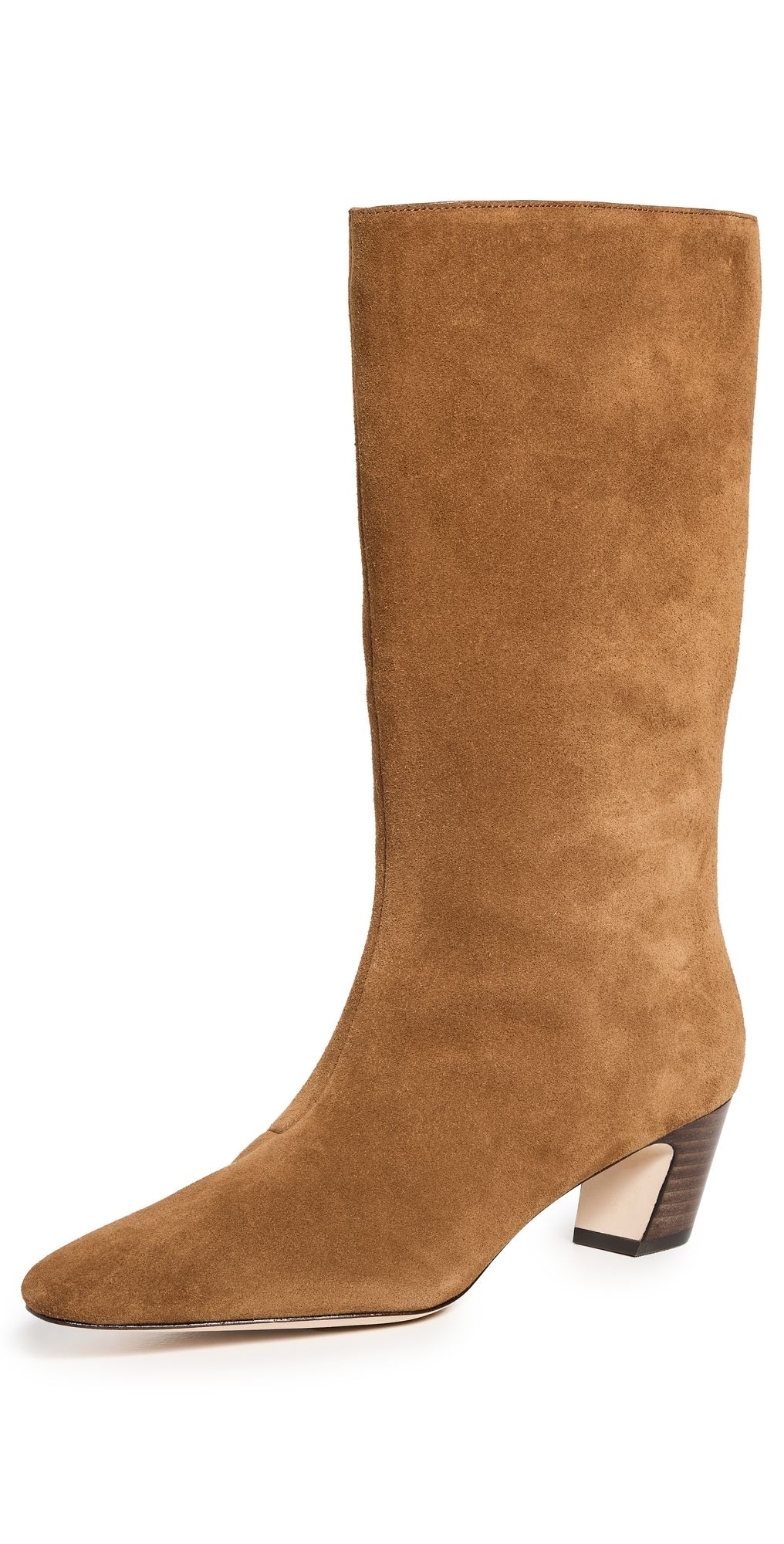 Loeffler Randall Cleo Kicked Heel Calf Boots Cacao 5