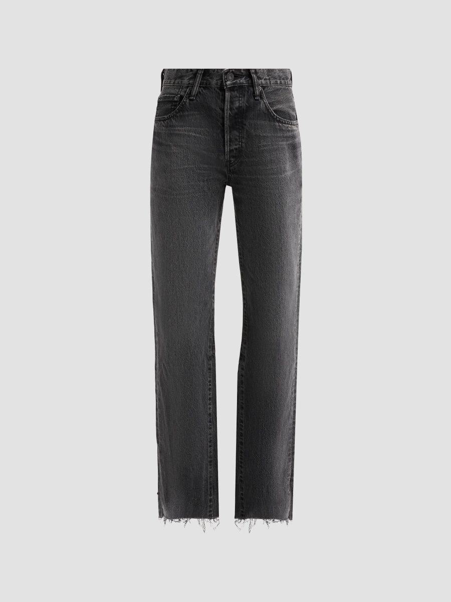 Moussy Vintage Women's Remake Flare Jeans - Light Black - Size 24