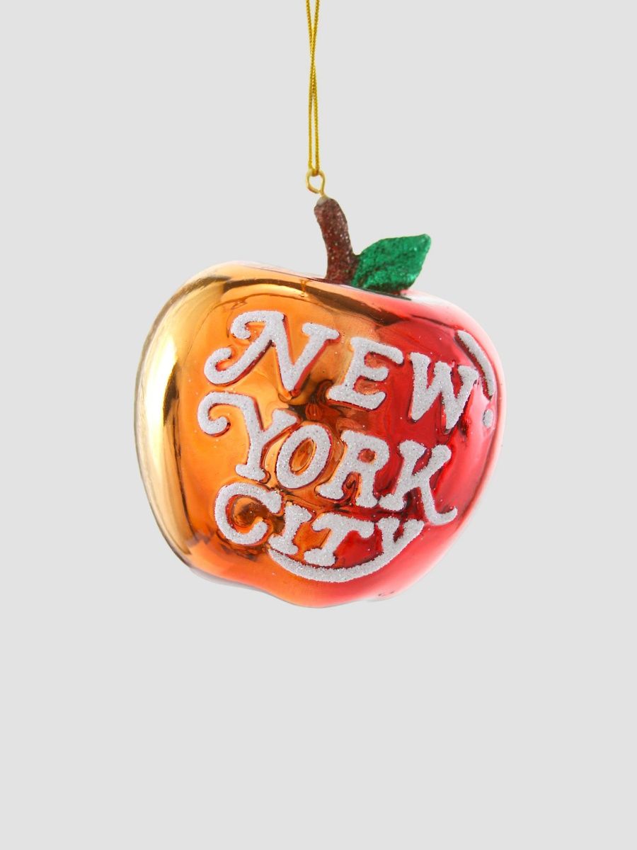 Cody Foster & Co The Big Apple Glass Ornament - Multi