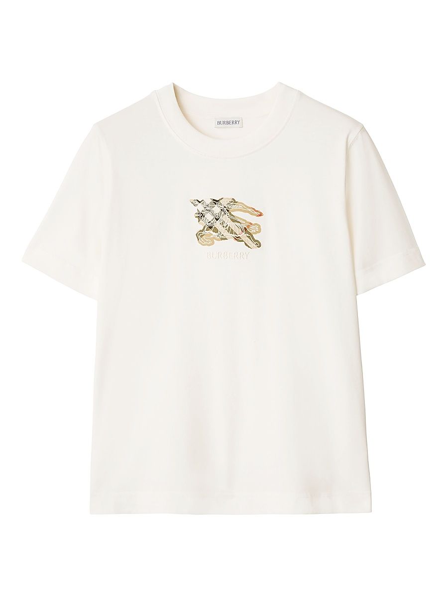 Women's Frankie EKD Cotton T-Shirt - Chalk - Size XXS