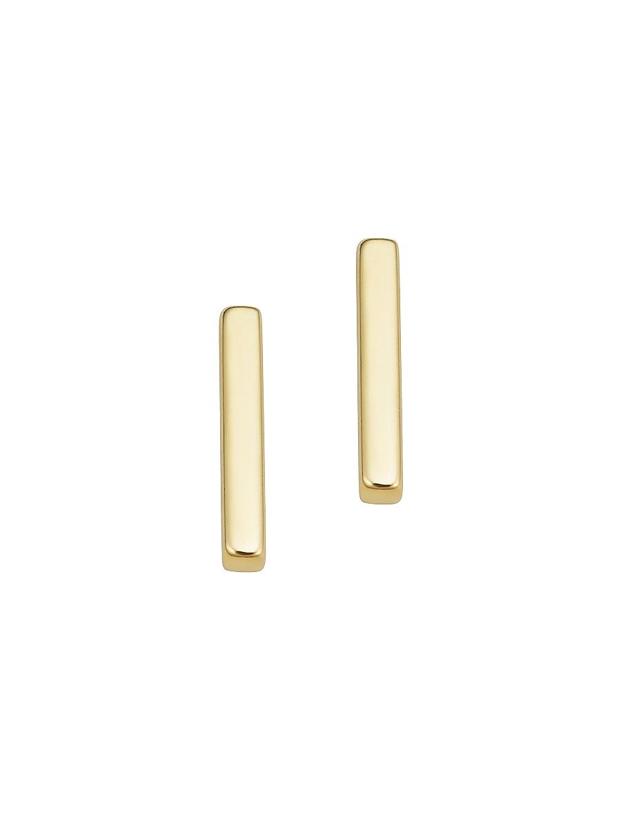 Women's 14K Yellow Gold Pisa Bar Studs - Yellow Gold