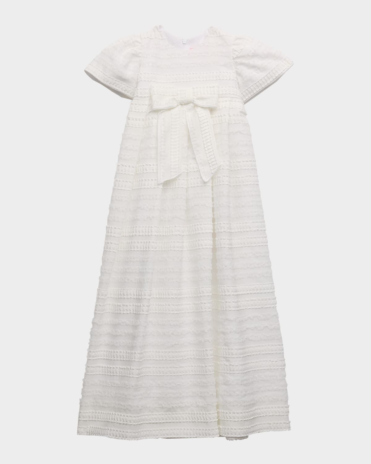 Girl & apos;s Sarah Ruffle-Trim Christening Gown, Size 0-12M