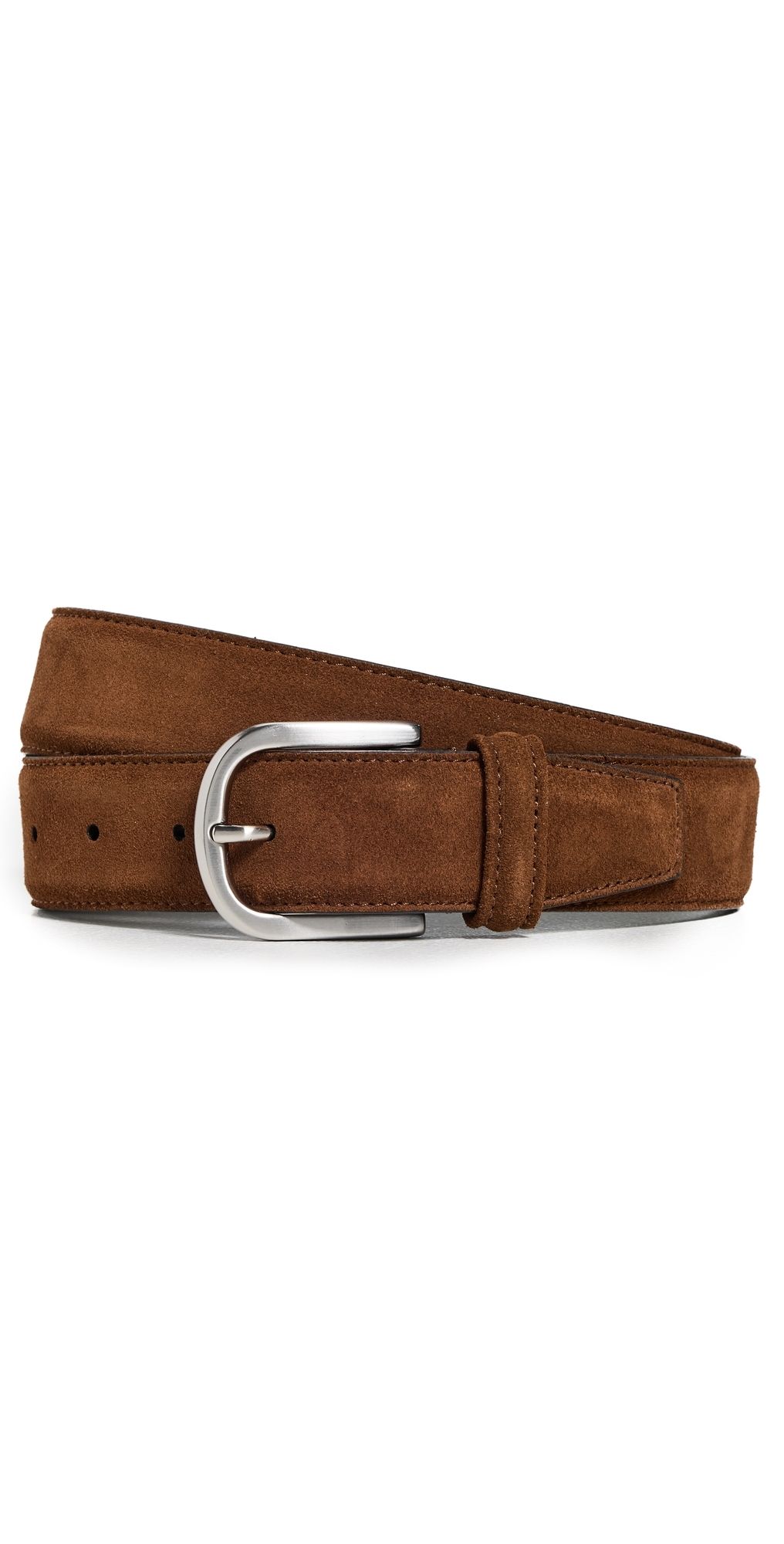 Anderson's Suede Belt Medium Brown M3 34