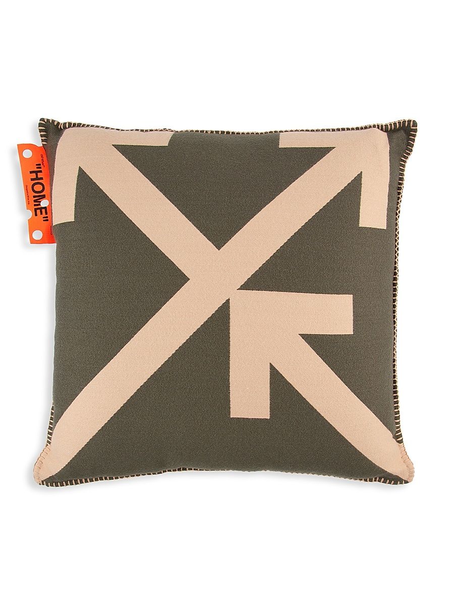 Home 2.0 Special Color Arrow Big Pillow - Army Green