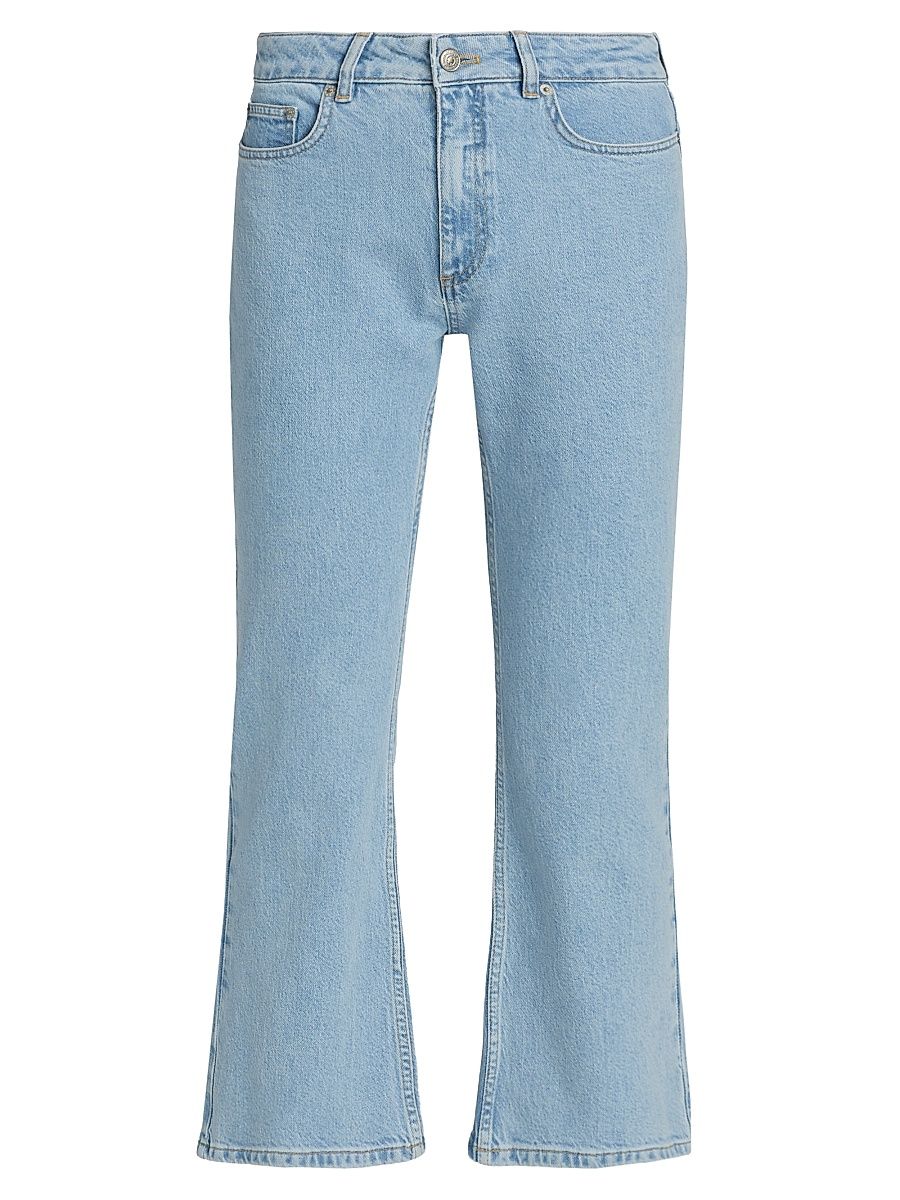 Women's Stevie Crop Kick Flare Jeans - Mist - Size 0