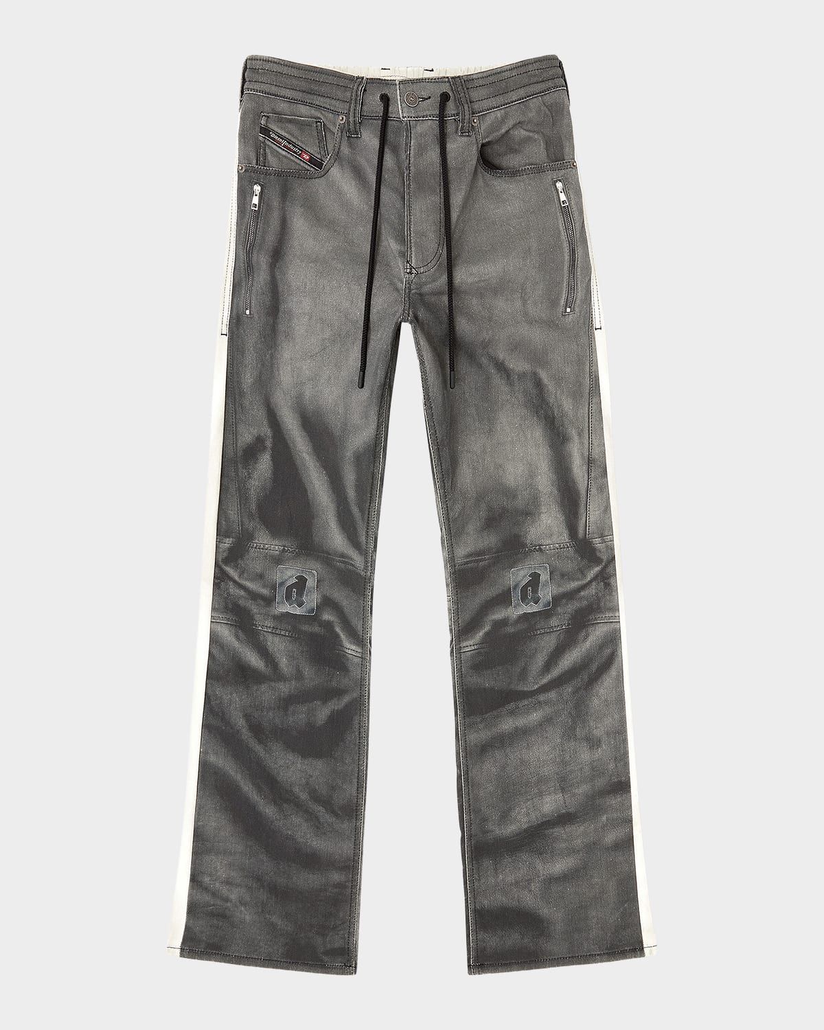 Men & apos;s D-2080 d-reel Drawstring Straight-Leg Pants