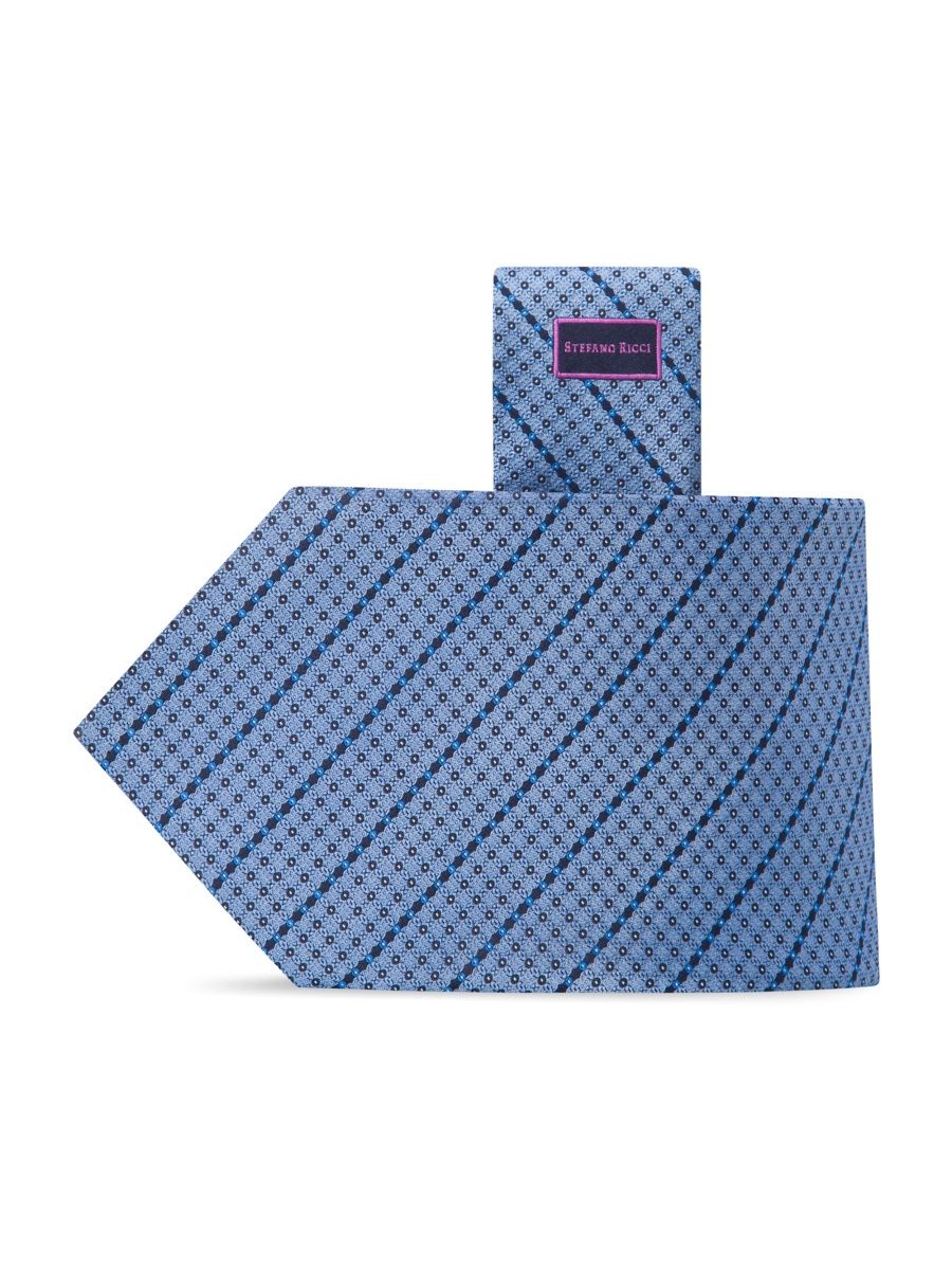 Stefano Ricci Men's Luxury Tie - Medium Blue