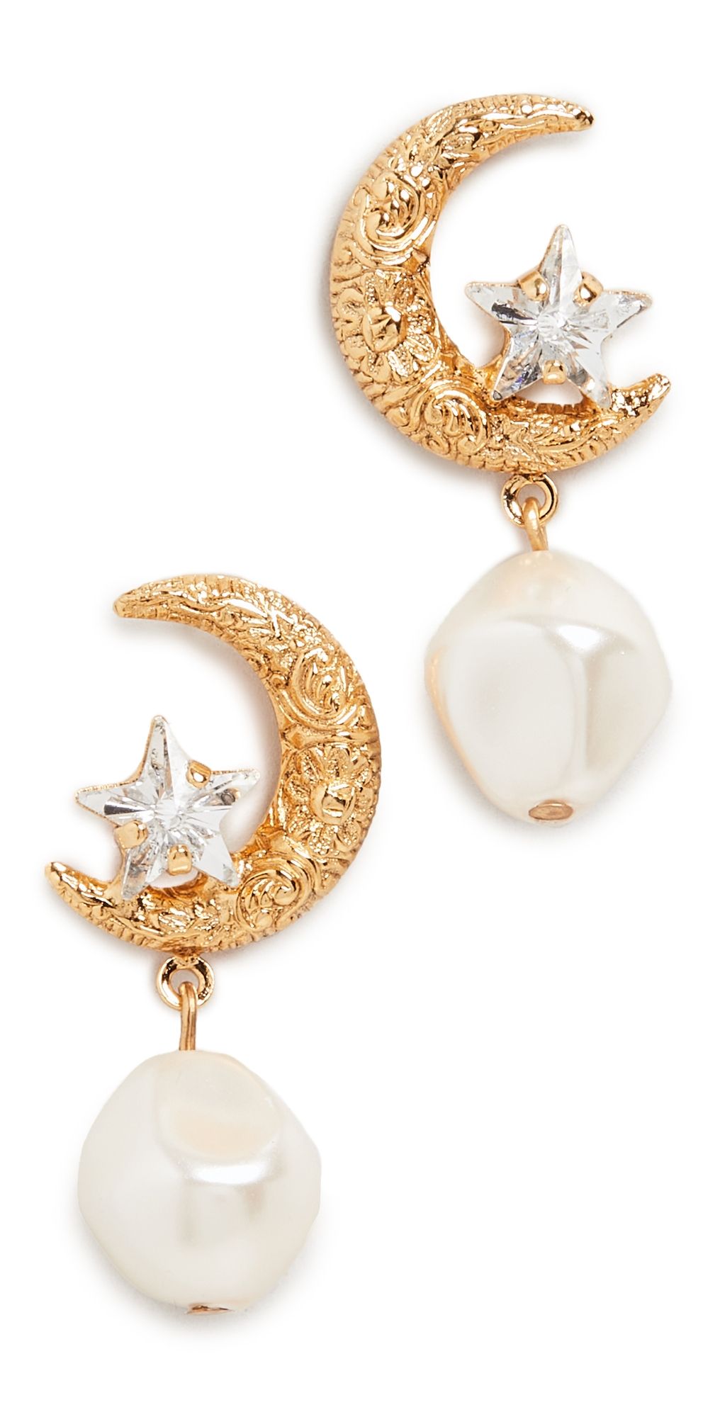 Jennifer Behr Lune Earrings Pearl One Size