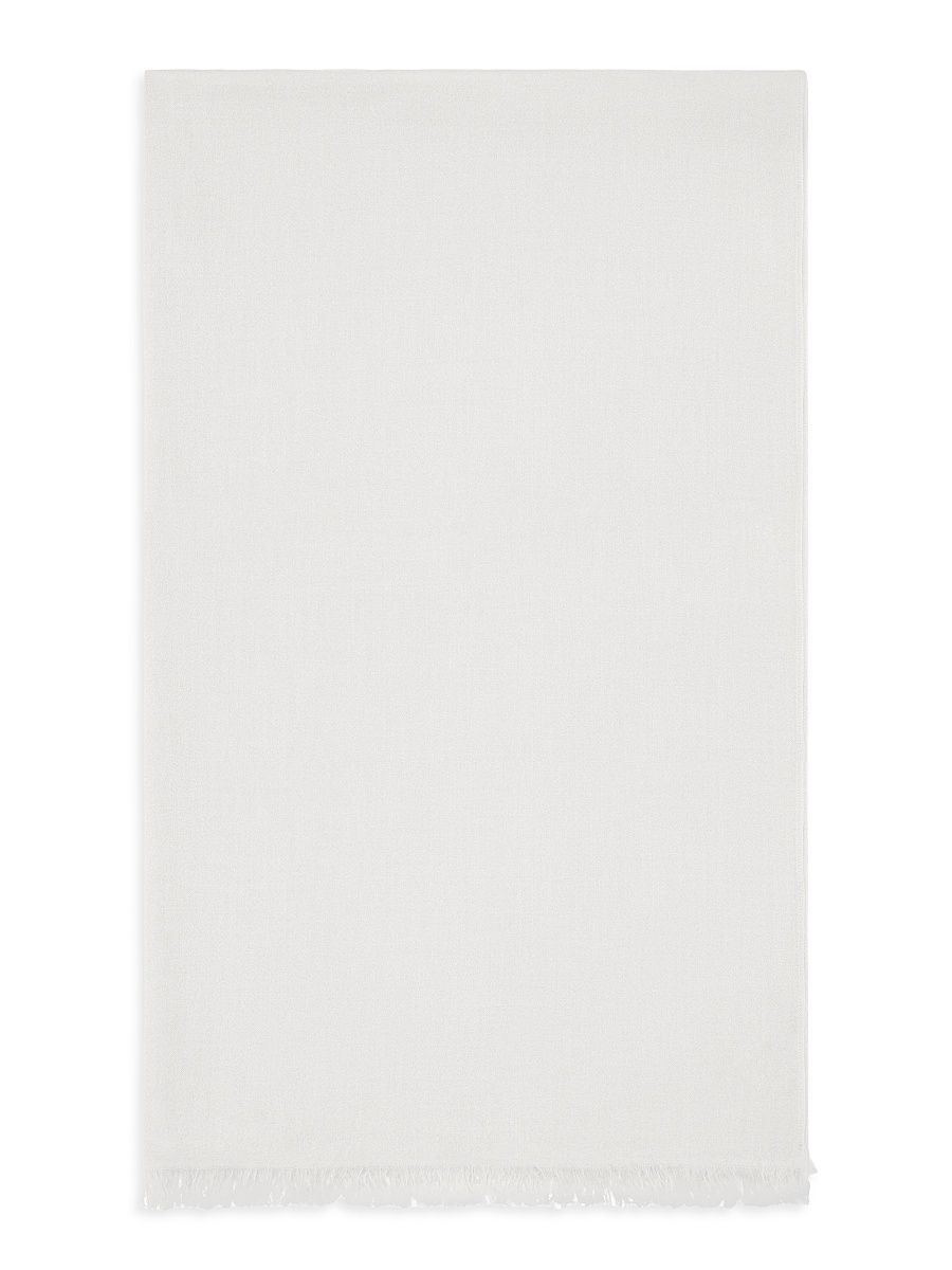 Women's Cashmere and Silk Scarf - Light Grey