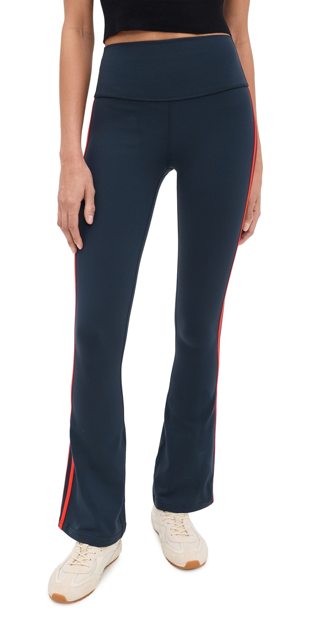 Splits59 30 Raquel Supplex Flare Leggings Indigo/Lotus Red XL