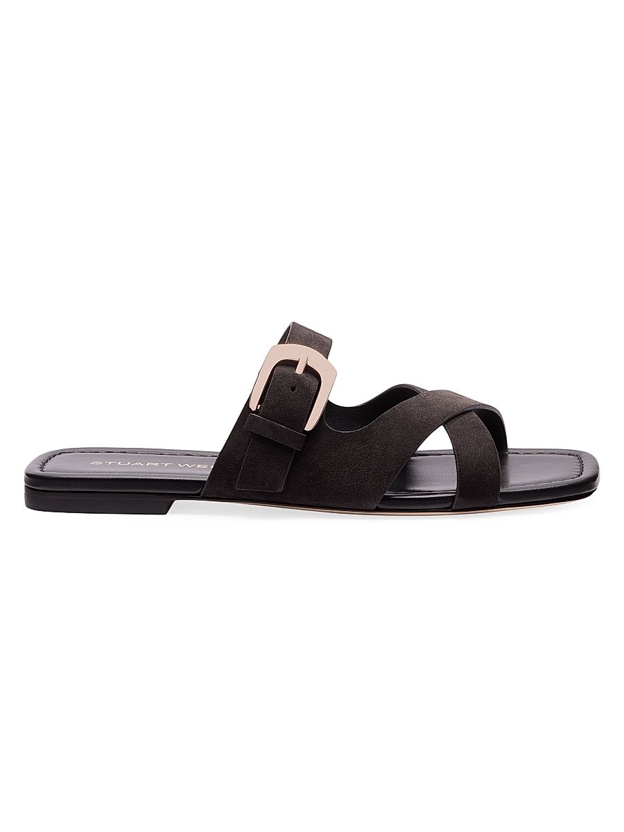 Women's Sai Suede Slide Sandals - Shadow - Size 10