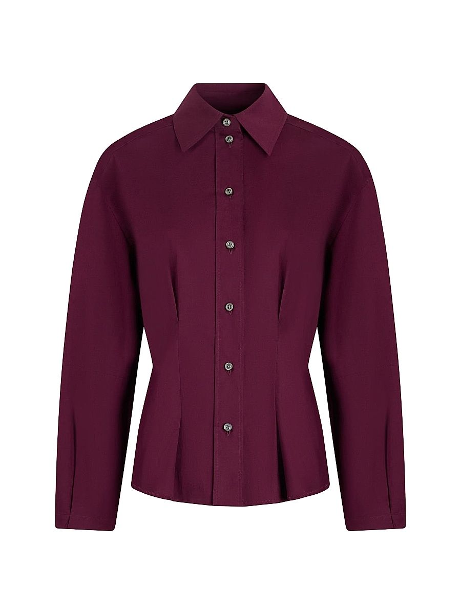 Women's Lucia Lantern Sleeve Shirt - Violet - Size 12