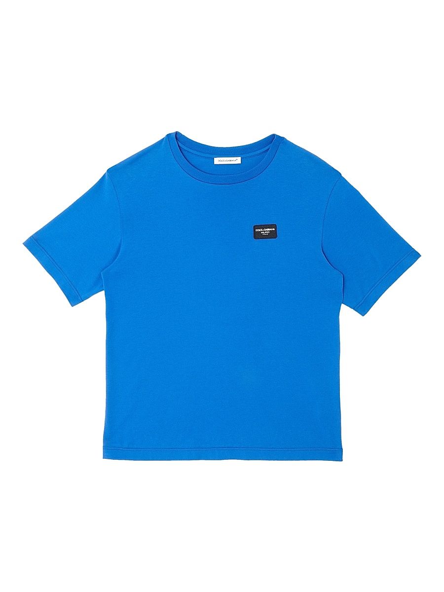 Little Boy's & Boy's Cotton Crewneck T-Shirt - Blue - Size 10