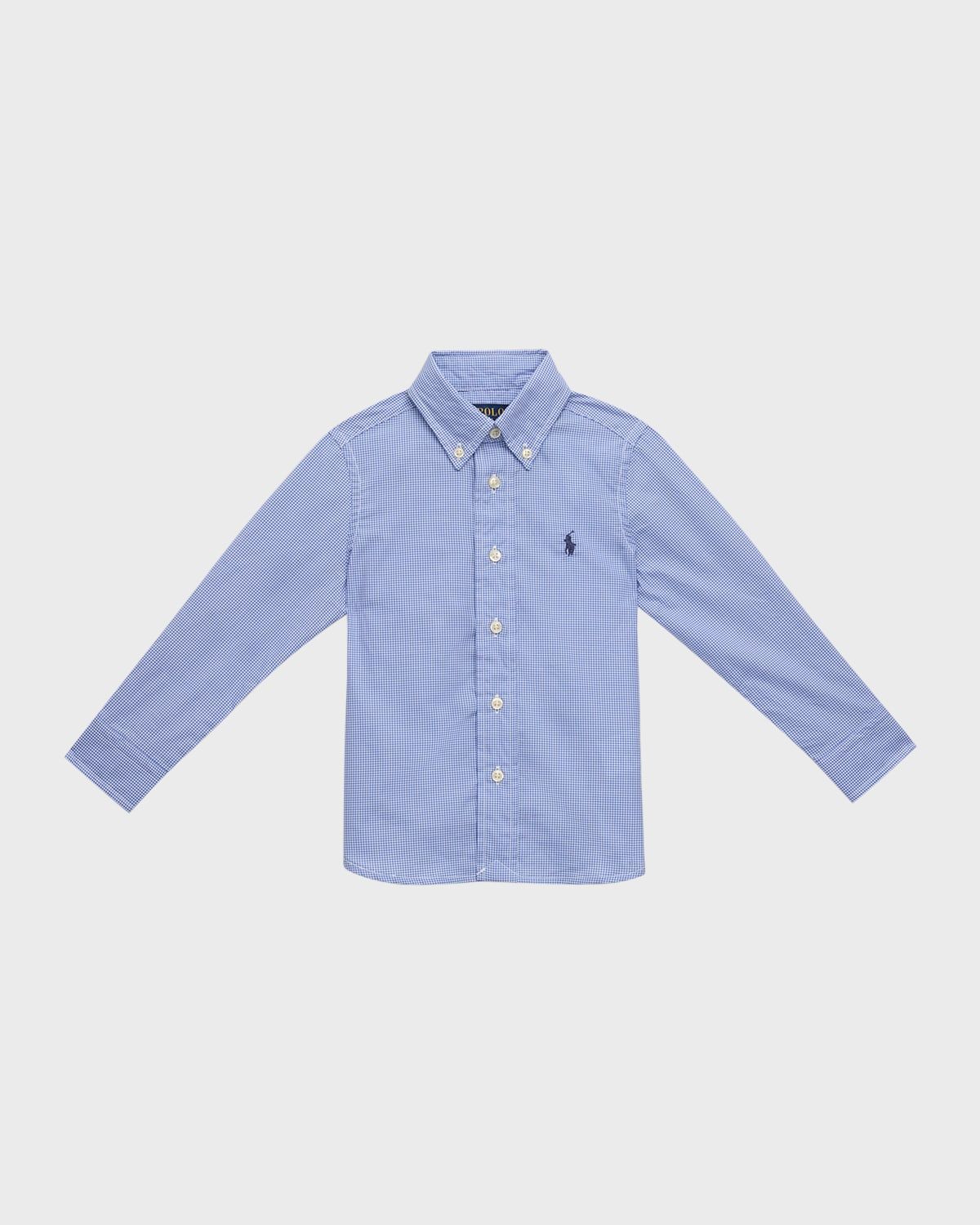 Boy & apos;s Broadcloth Button Down Shirt, Size 2-7