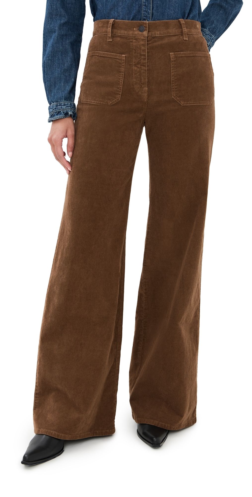 Nili Lotan Florence Corduroy Pants Cafe 0