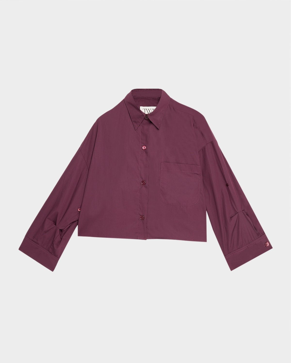 Next Ex Cropped Shirt in Super Compact Poplin