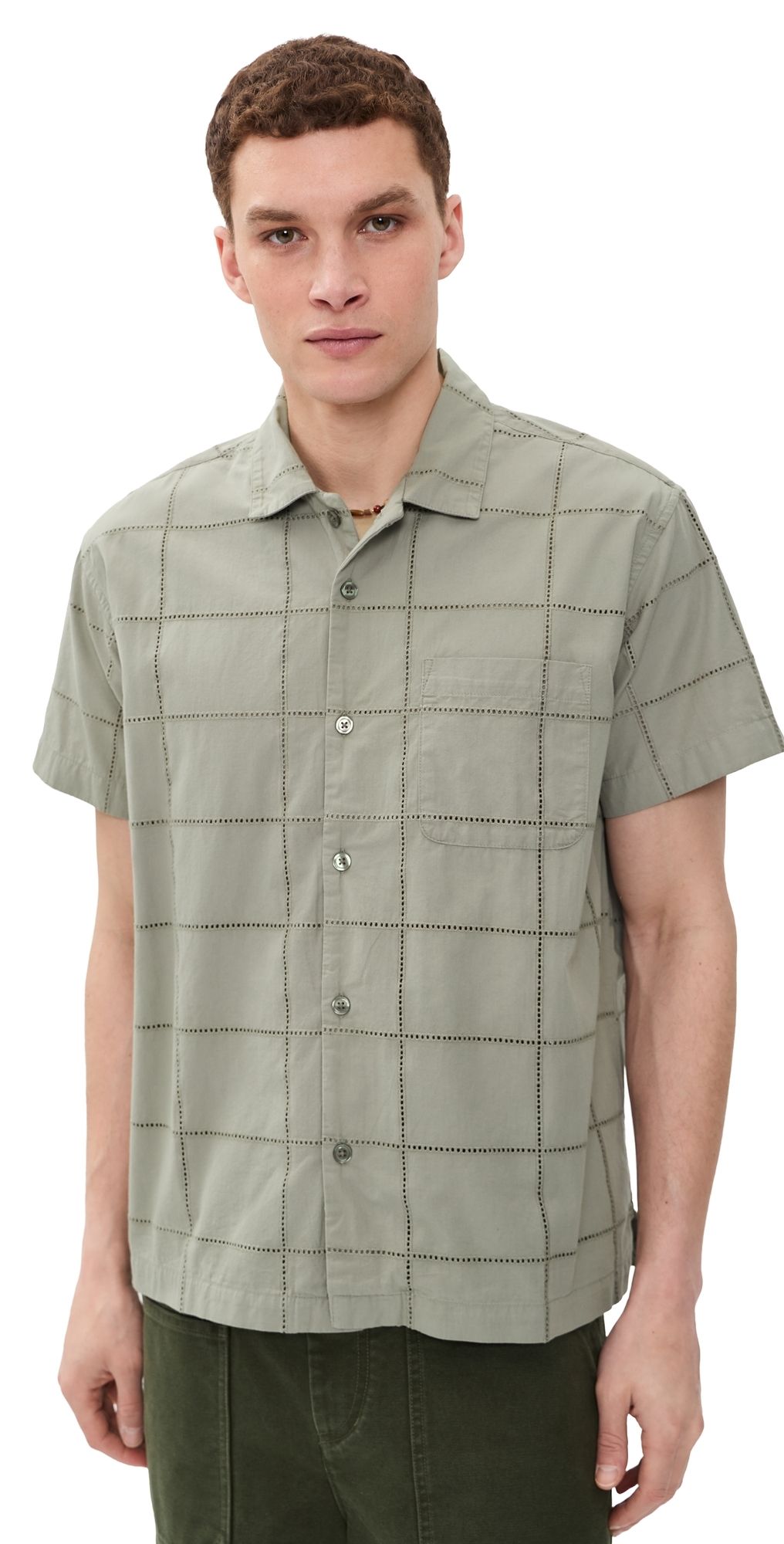 Obey Angelo Woven Top Dried Sage L