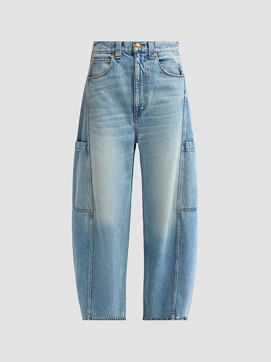 Women's The Crop Painter Jeans - Worn Indigo - Size 30