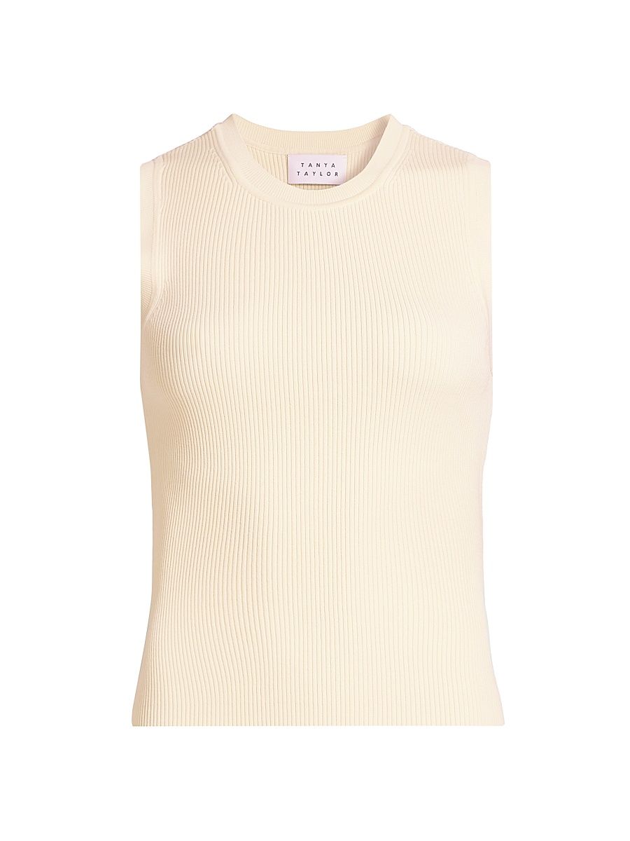 Women's Joelle Sleeveless Top - Cream - Size XL