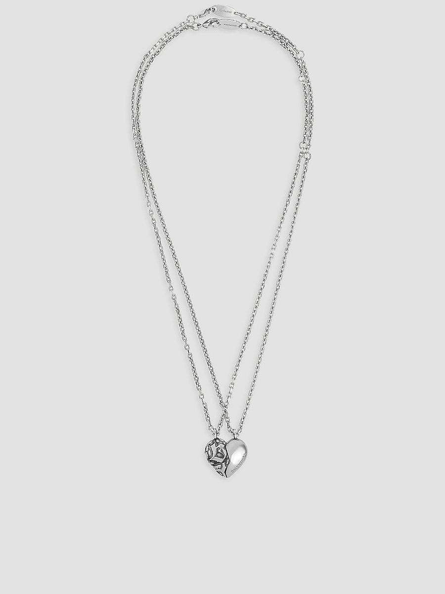 Balenciaga Women's Midnight Necklace - Silver