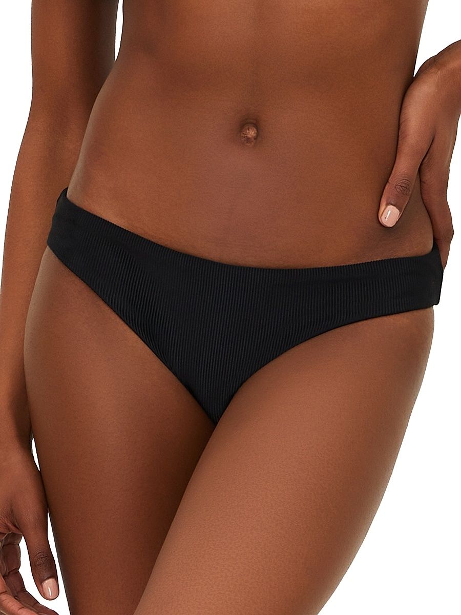 Women's Saffron Bikini Bottom - Black - Size XL