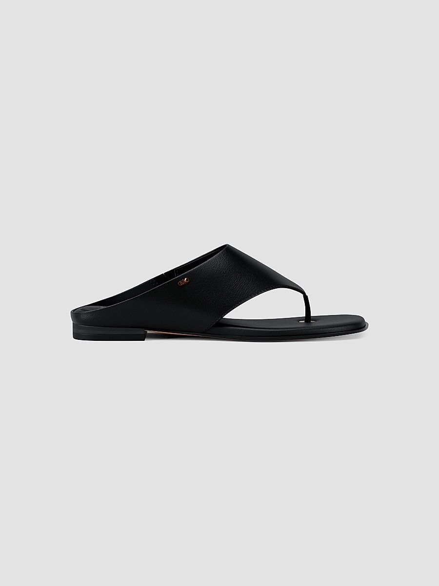 Women's Alster Leather Sandals - Black - Size 11