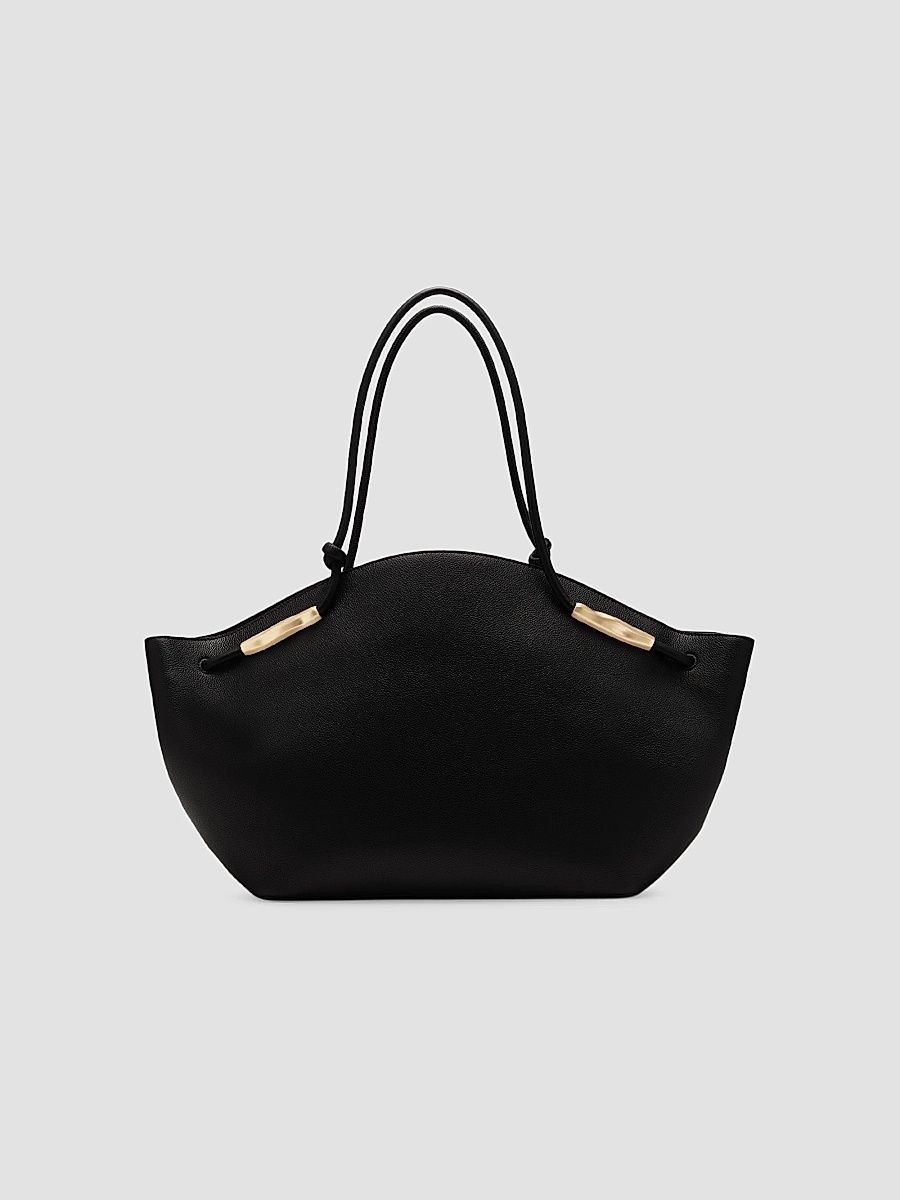 Cult Gaia Women's Solay XL Leather Tote Bag - Black