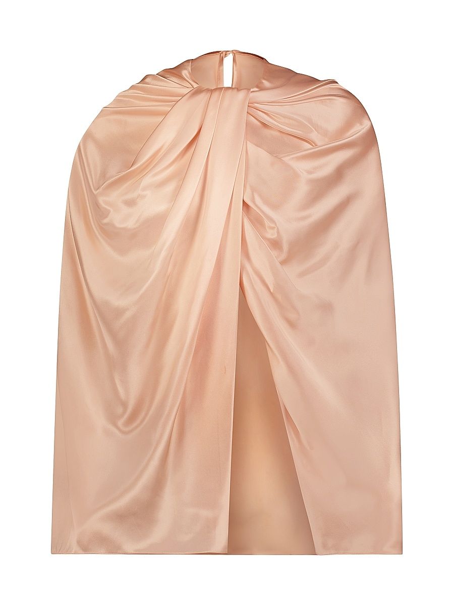 Women's Twist Capelet - Pale Peach - Size Medium