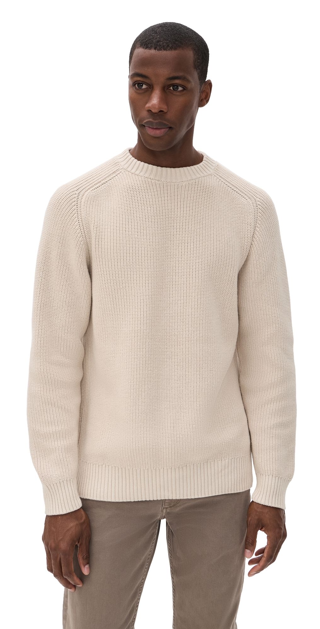 Filson Vintage Cotton Crew Neck Sweater Natural M