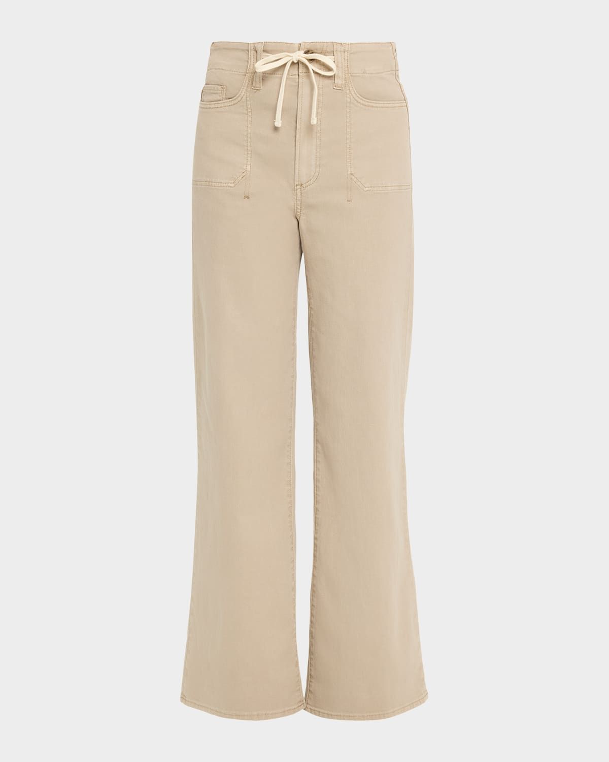Ari Wide-Leg Drawstring Utility Jeans