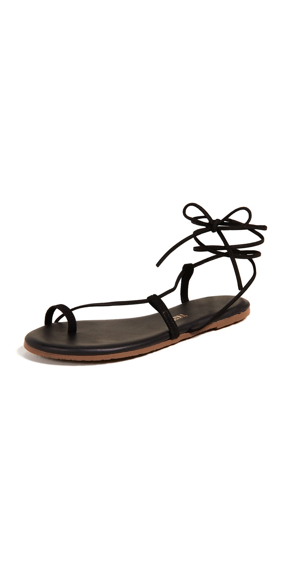 TKEES Jo Lace Up Sandals Bleeker / Black 5