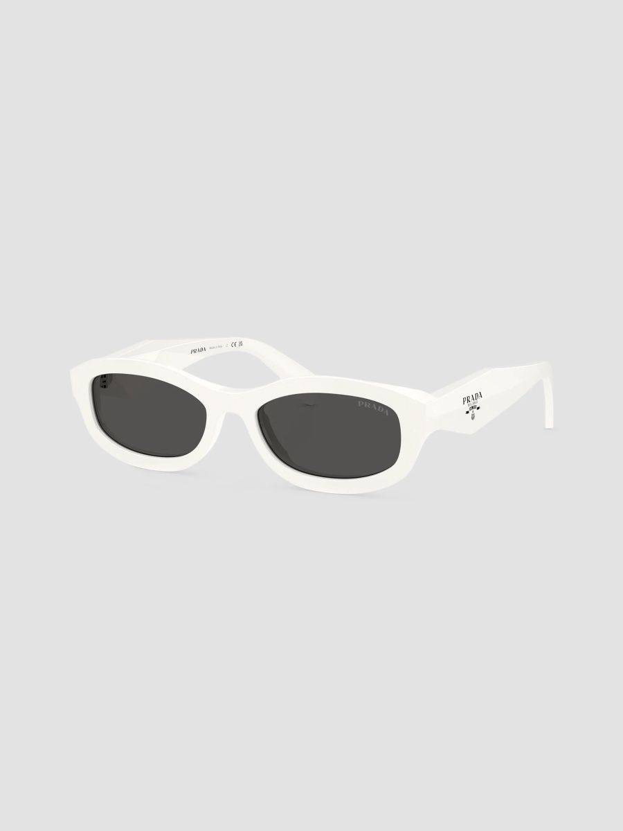 Prada Women's 54MM Pillow Sunglasses - Black White