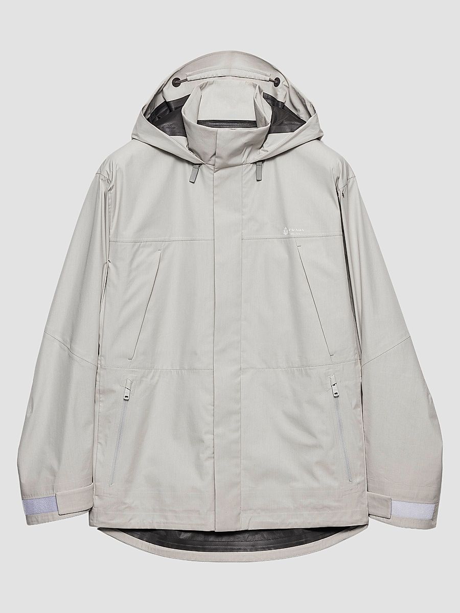 Men's Technical Fabric Jacket - Beige Khaki - Size XXL