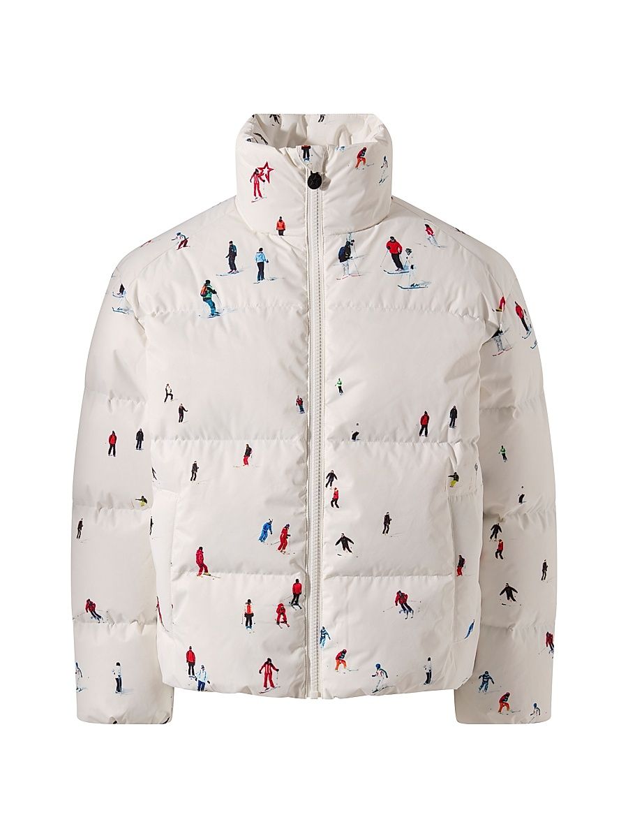 Kid's Nuuk Puffer Jacket - Dede Ski Print - Size 14
