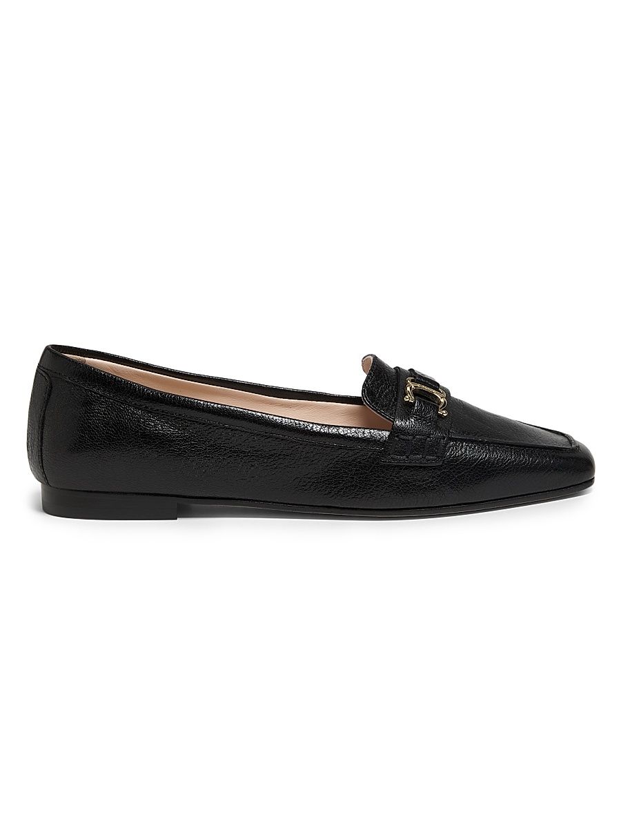 Women's Patent Leather Loafers - Black - Size 11