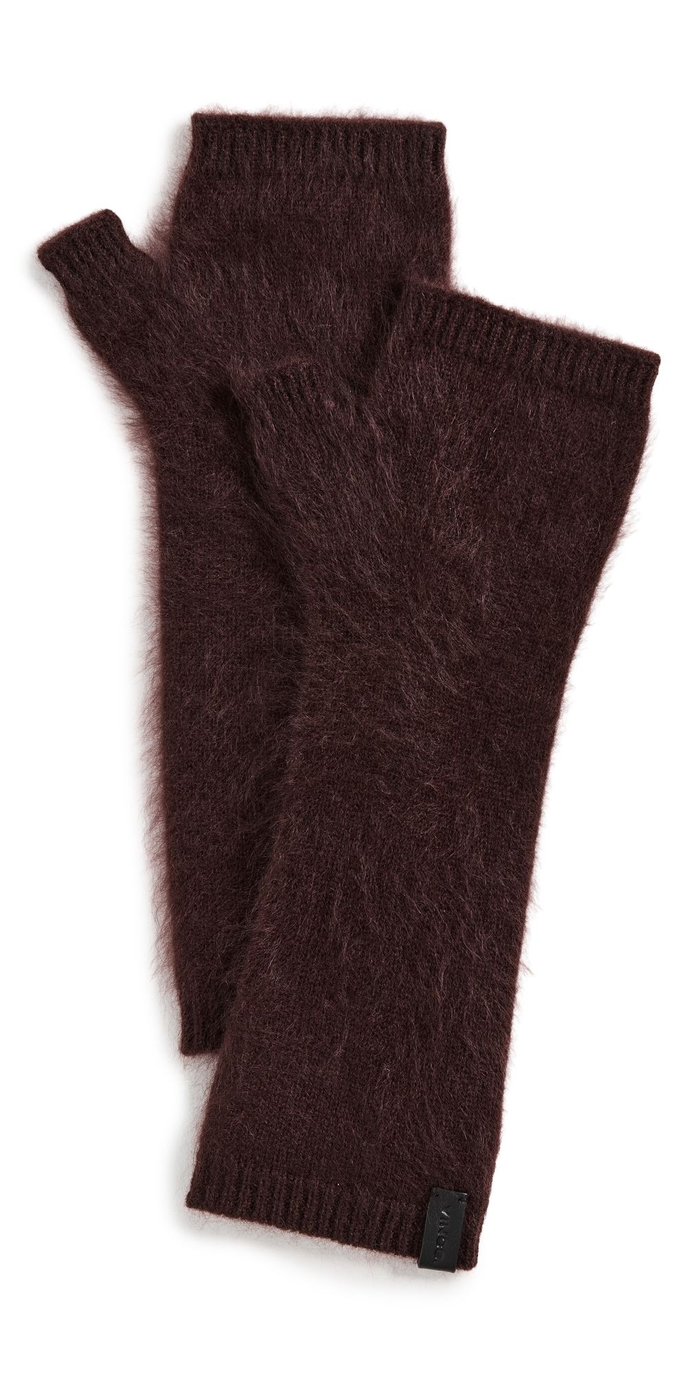 Vince Brushed Cashmere Arm Warmers Ivory One Size