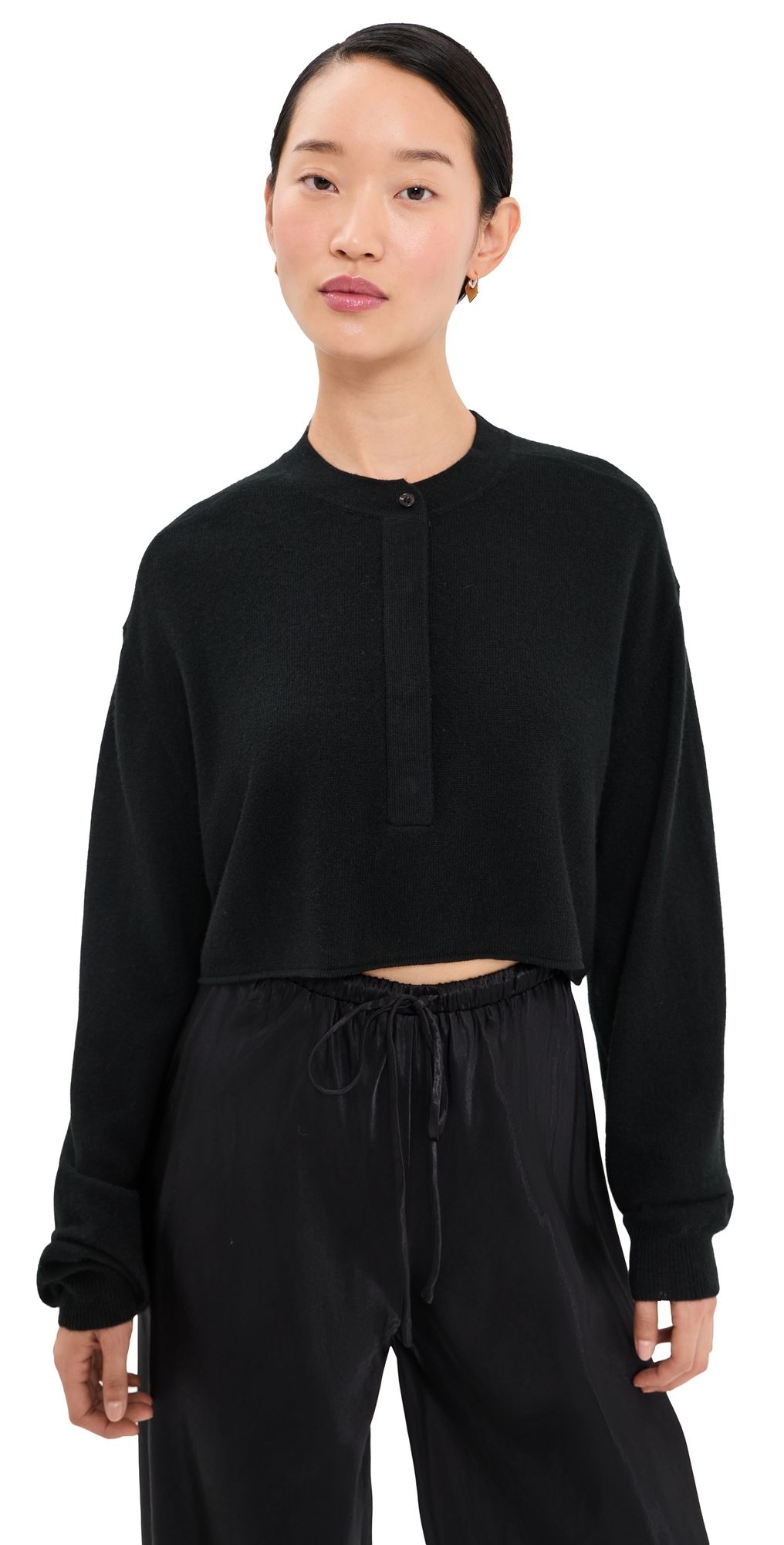 Le Kasha Bulgan Cashmere Sweater Black One Size