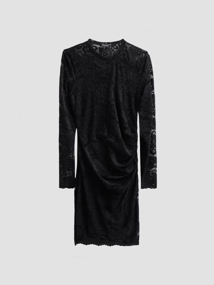 Generation Love Women's Vanessa Lace Mini Dress - Black - Size Large