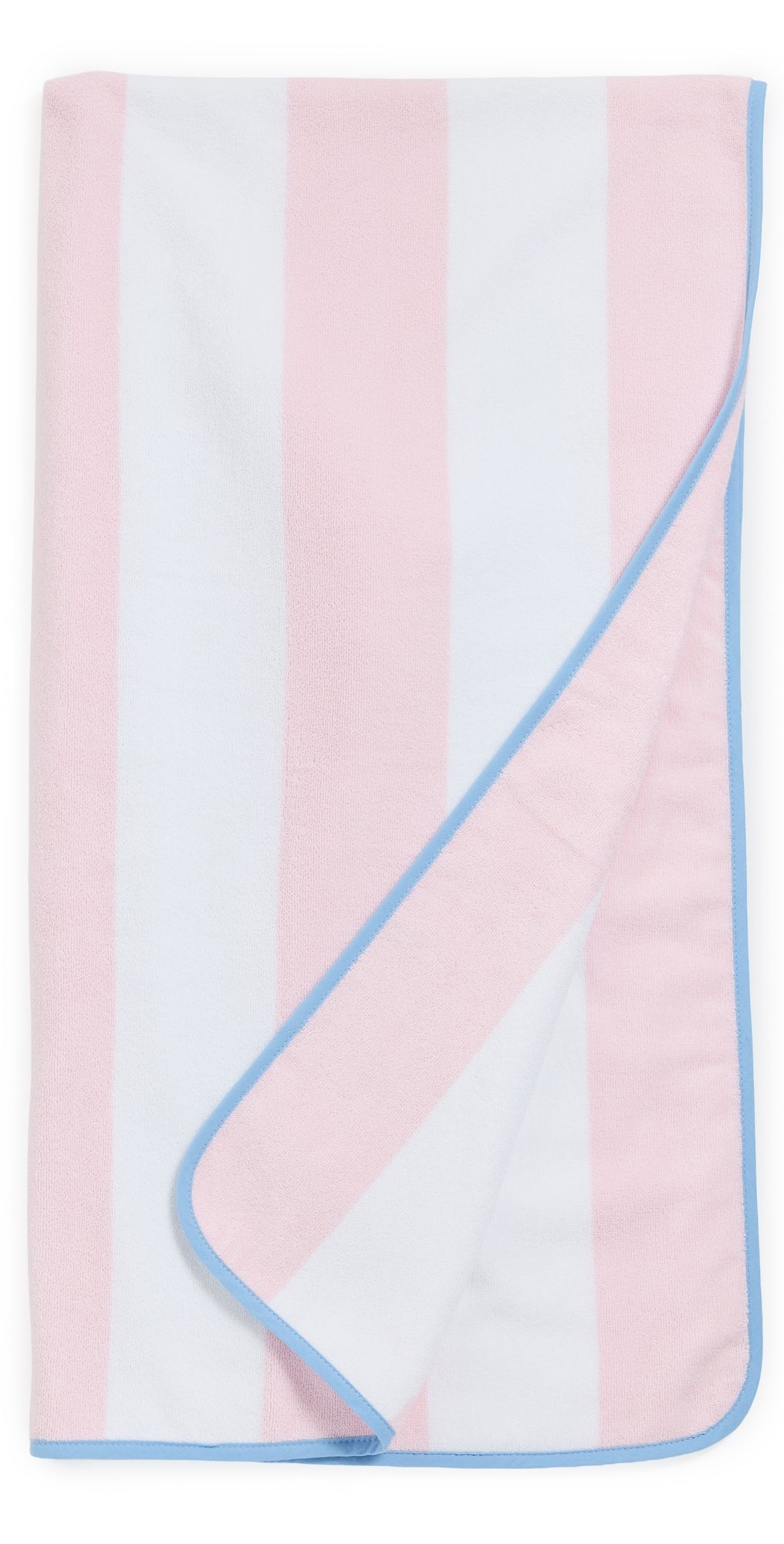 Weezie Beach Towel Pink Stripe One Size