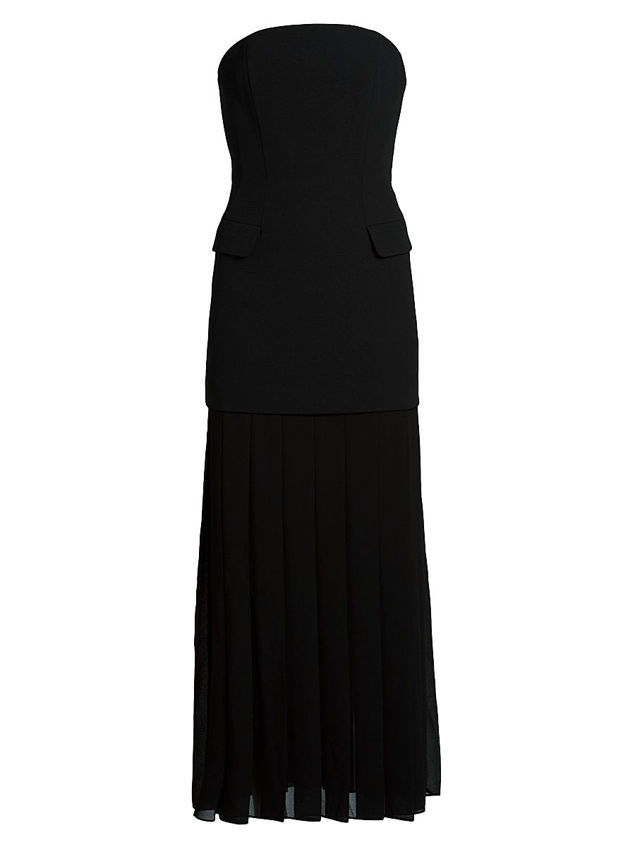 Women's Rhonda Hourglass Strapless Gown - Black - Size 10