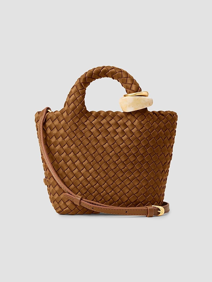 Women's St. Barths Petit Beads Top Handle Bag - Teak