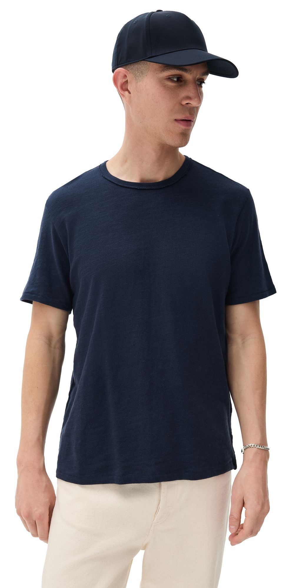 rag & bone Classic Flame Tee Navy M