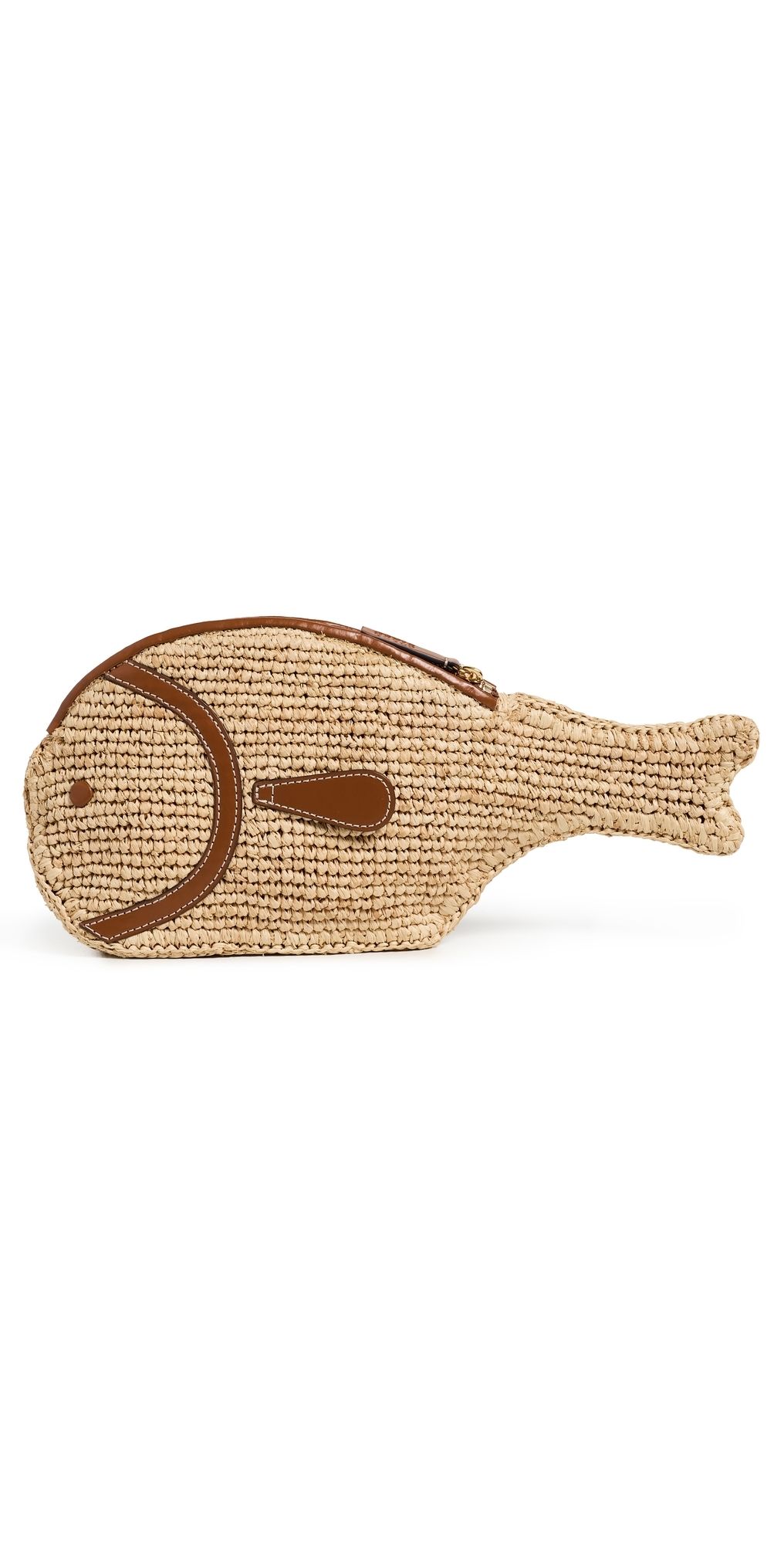 STAUD Pesce Clutch Natural/Tan One Size