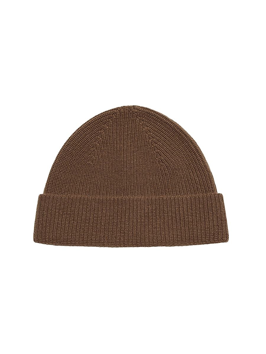 Men's Oasi Cashmere Beanie - Brown