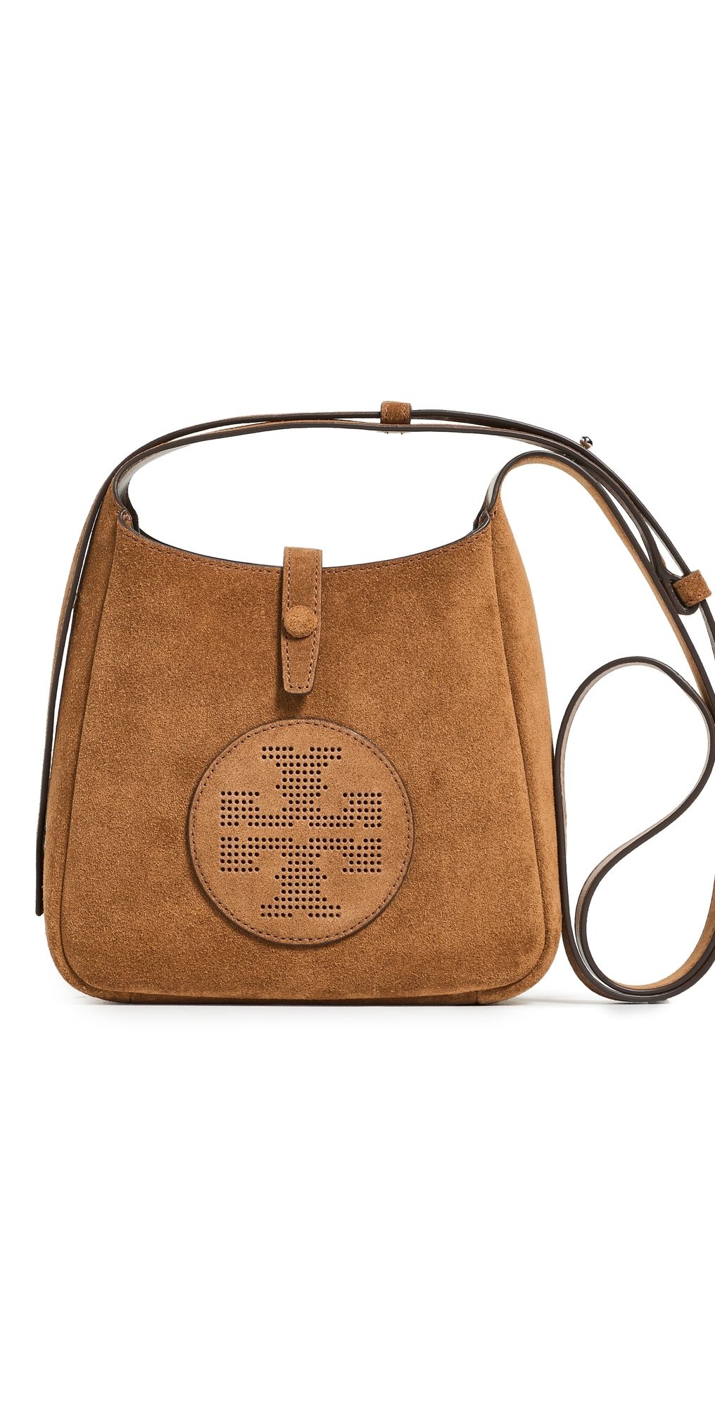 Tory Burch Miller Suede Swing Bag Toffee One Size